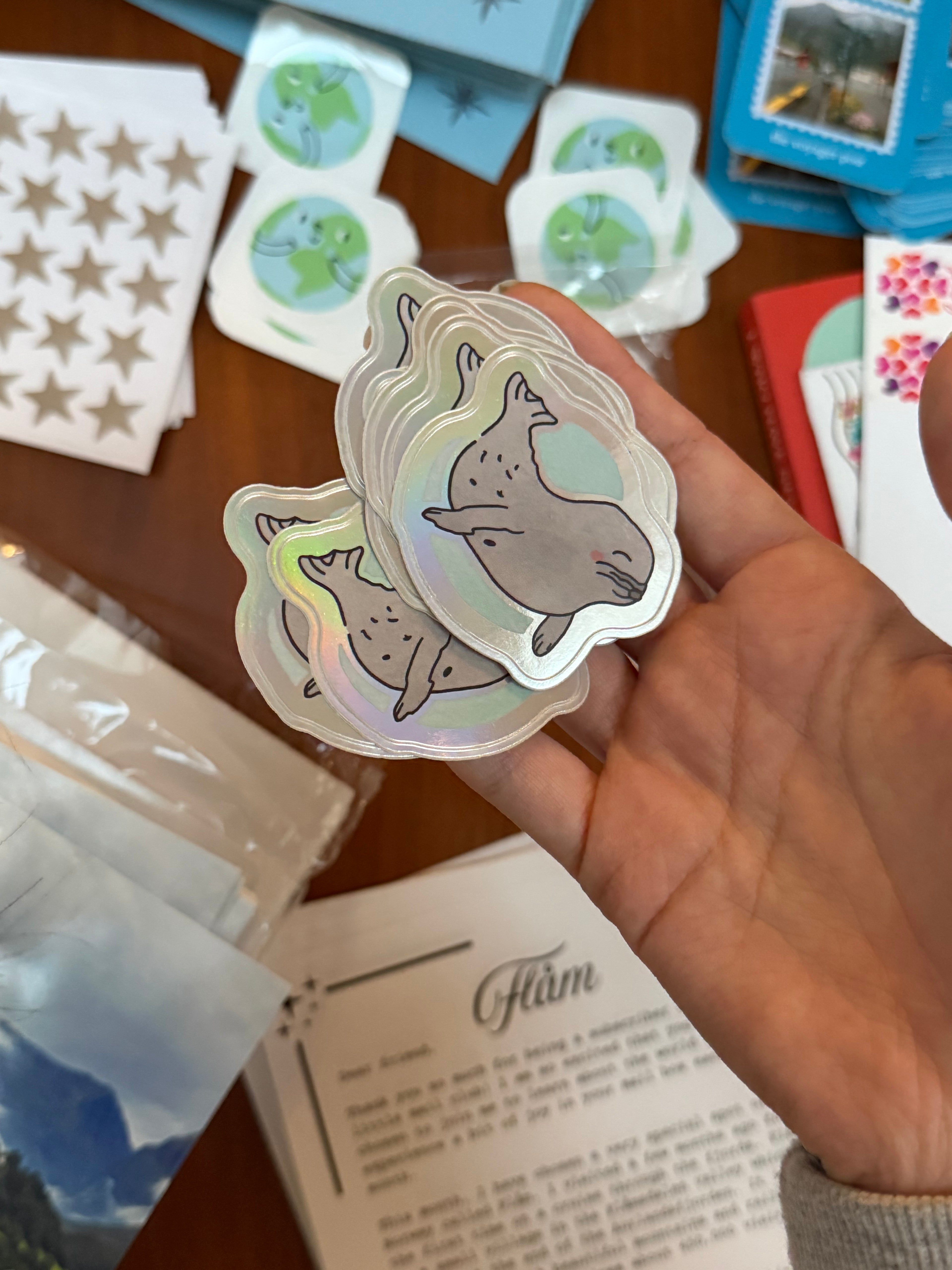 Holographic Seal Sticker